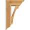 Ekena Millwork Legacy Traditional Rough Sawn Bracket w/ Offset Brace, Western Red Cedar, 8"W x 20"D x 32"H BKT0806X20X32LEC01RWR - alternate 2